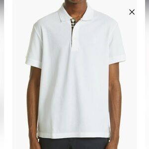 Burberry White Collared Shirt Men’s Size M
